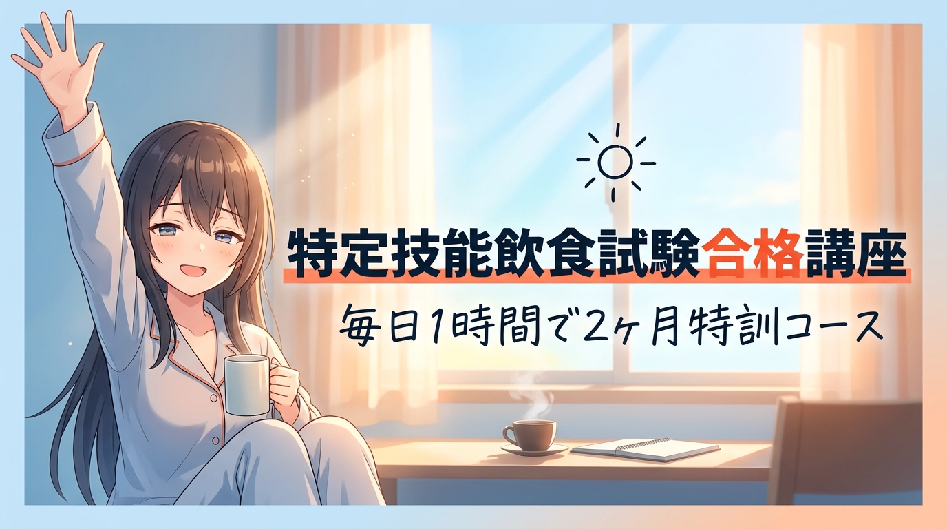 特定技能飲食合格講座